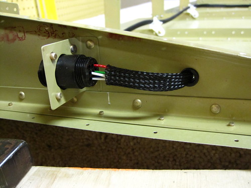 Rudder Trim Wiring Closeup