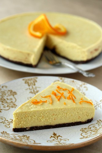Raw Vegan Orange Cheesecake