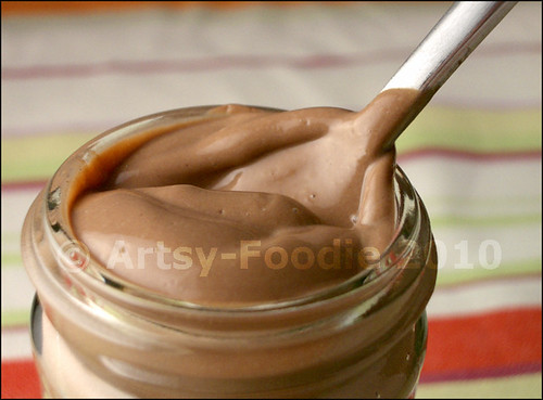 Chocolate cream top jar