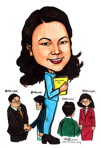Caricature for Ministry of Manpower - 15