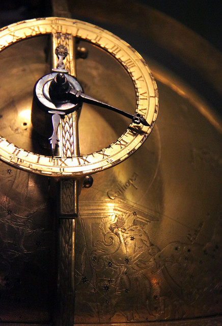 Detail - Celestial sphere driven by a clock movement, by Jost Burgi, c 1580