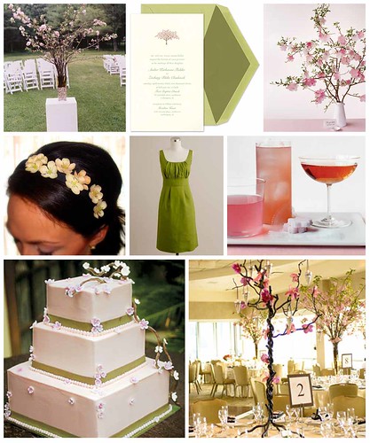 Decorate with green your wedding