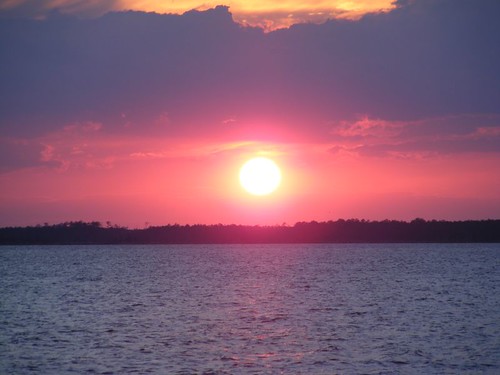 Sunset over the Pungo