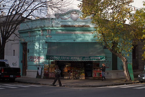Street corner in Buenos Aires
