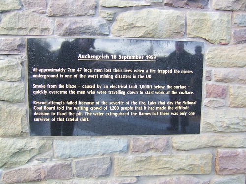 Auchengeigh miner's memorial 7