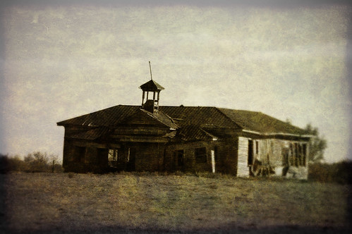 Old Shiloh School Textured 2