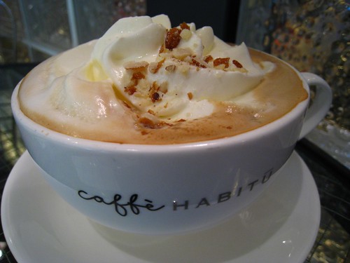 White Truffle Cream Latte @ Caffe Habitu
