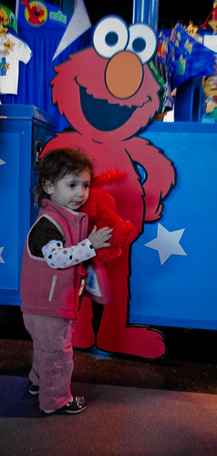 Getting Excited for Elmo