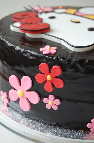 Simone's Hello Kitty Birthday Cake - back