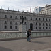 Lato sud del Palacio de la Moneda che da su Plaza de la Ciudadania in Santiago