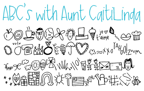 click to download ABC's with Aunt Caiti Linda