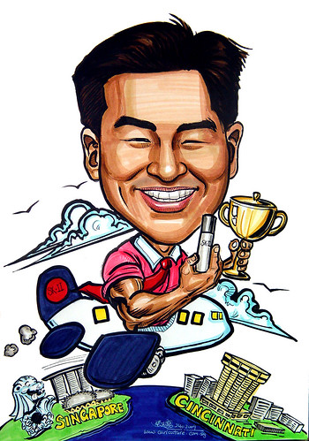 Caricature for P&G SK-II
