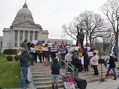 Rally at Capitol steps
