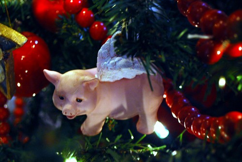 Flying Pig Ornament