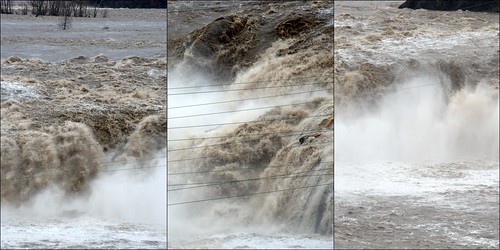 Cohoes Falls triptych