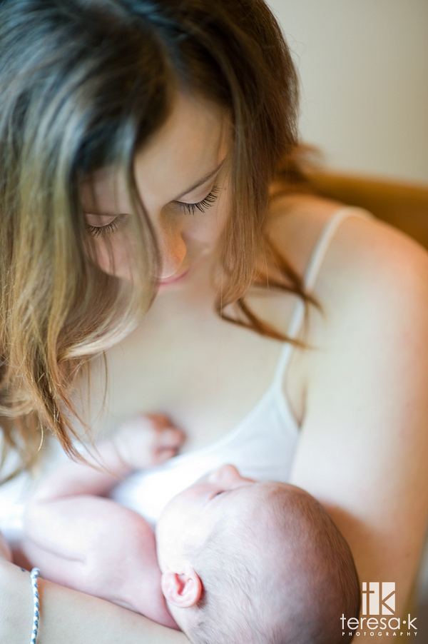 Baby loving his Mommy, Noah's baby portraits, Folsom newborn photographer, Teresa K photography