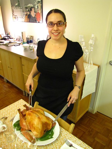 Silva Carving the Turkey