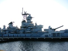 Mid section of Battleship New Jersey