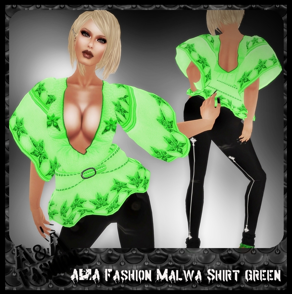 A&A Fashion Malwa Shirt Green