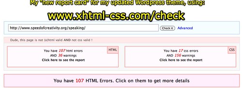 XHTML-CSS Report Card