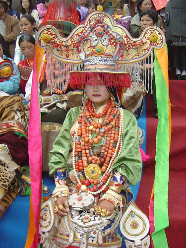 Ornamented Woman at 4th Khampa Festival in Kangding 2004 by BetterWorld2010