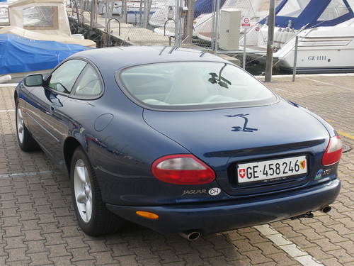 Jaguar Coupe XK8  from the end of the 1990s or early 2000s - very rare sight these days! 01/11/2009 - One classic english Gentleman coupe!