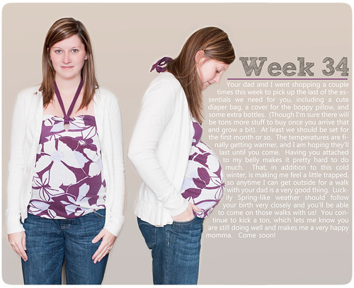 34 weeks pregnant. 34 Weeks Pregnant by donya