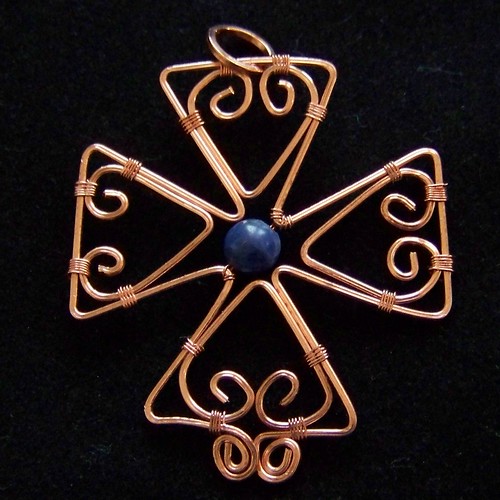 Copper and sodalite cross