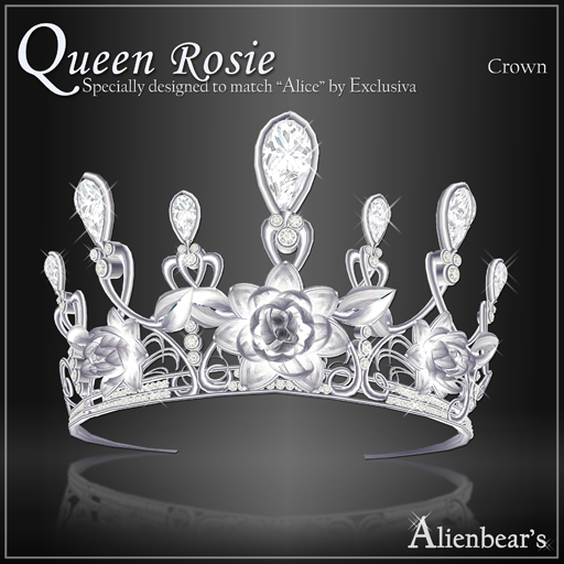 Queen Rosie Crown white