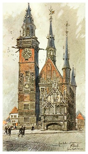 020- Ayuntamiento de Alost en Flandes-Vanished towers and chimes of Flanders 1916- Edwards George Wharton
