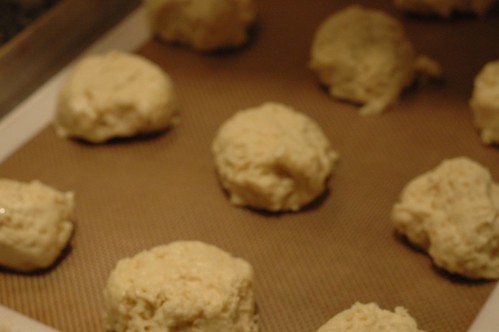 biscuits before baking