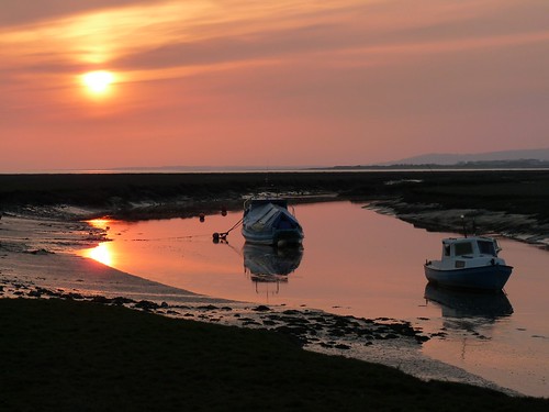 12283 - Sunset at Penclawdd, Gower