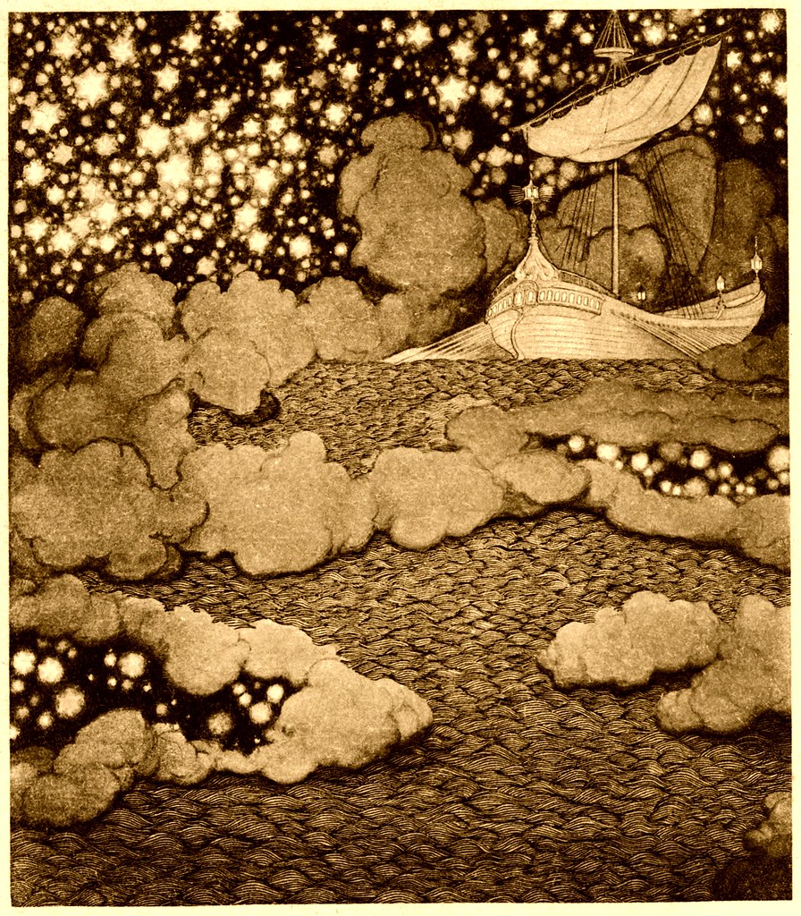 Sidney Sime - The Ship Of Yoharneth - Lahai (1911)