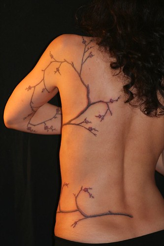 cherry blossom tattoo. Jen#39;s cherry blossom tattoo