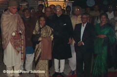 Ministers and Officials at the inauguration of Raj Bhavan solar project