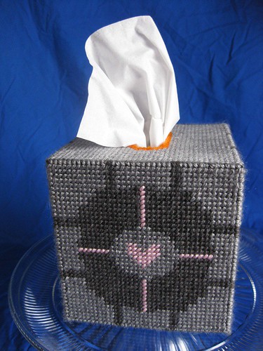 companion cube tissue box