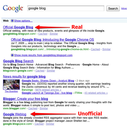 google blog - Google Search
