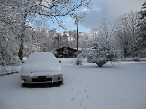 My snowy car