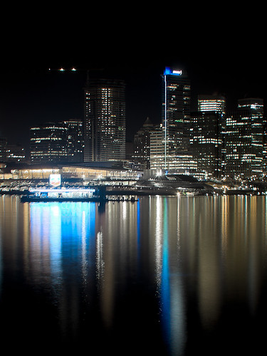 Vancouver Nights HDR iPad Wallpaper