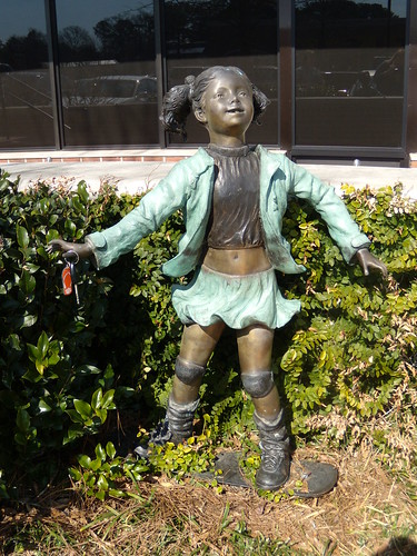 Statue at the Landings