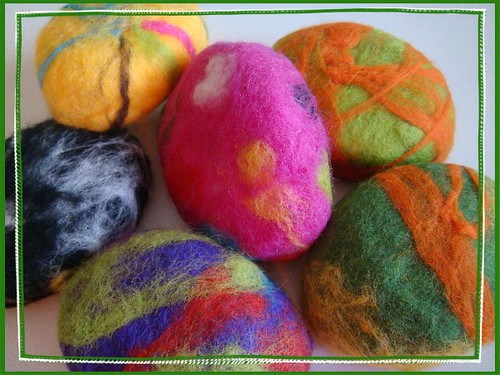 felted soaps