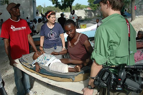 Helping in Haiti