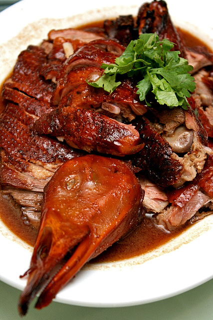 Charcoal Grilled Goose