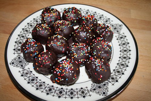 Chocolate Covered Cake Balls