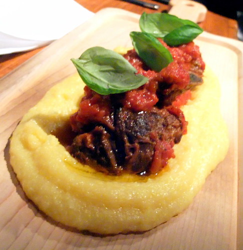 Braised Lamb and Pork with Polenta