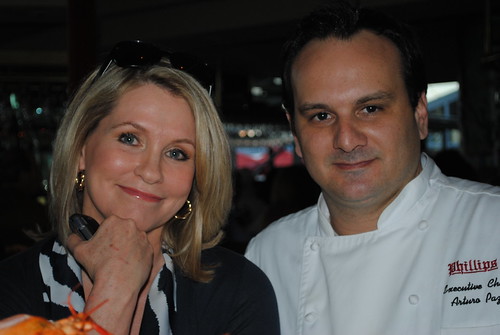Donna Hamilton and Chef Paz