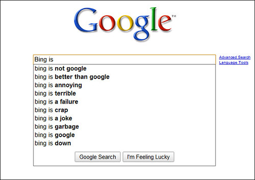 Bing is ...