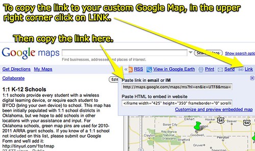 Copy Google Map Link