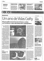 Vidas Crafty + Pontos de Luz no Jornal de Notícias