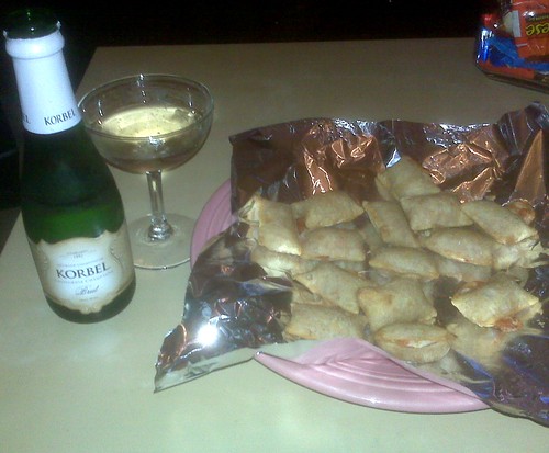Pizza Rolls and Champagne